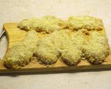 Rántott csirkemell sajtos, szezámmagos panírban recept fázis 1 fotója