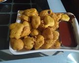 A picture of step 4 of Potato bhajis.