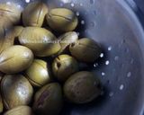 A picture of step 5 of OLIVE PICKLE (JOLPAI ACHAR) without garlic.