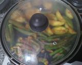 A picture of step 3 of Tawa Fry Green Vegetables.