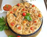 A picture of step 11 of Stuffed Focaccia.