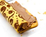 Nutellás-mézeskalácsfűszeres piskótatekercs recept fázis 8 fotója