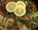 A picture of step 4 of Beef Fajitas (Tampiqueña).
