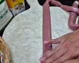 Foto langkah ke 5 dari resep Homemade Chicken Bratwurst.