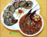 A picture of step 8 of Hariyali Kebabs.