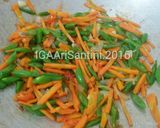 Foto langkah ke 3 dari resep Orak Arik Buncis Wortel.