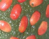 A picture of step 12 of Palak tomato curry with cream.