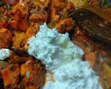 A picture of step 3 of Fire paneer.