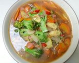 Foto langkah ke 5 dari resep Tumis Brokoli Wortel Jagung Muda.