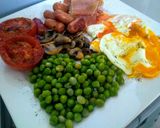 Foto del paso 5 de la receta: Desayuno inglés, a la colombiana! 💕❤!