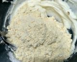 A picture of step 2 of Sattu peda.