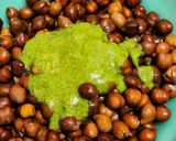 A picture of step 1 of Black chickpeas Salad (Kala chana salad).