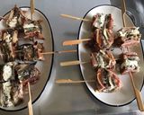 Une image de l'étape 2 de Mini brochettes au bacon courgettes aubergines poivrons provolone et prosecco.