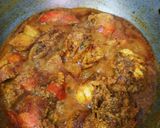 A picture of step 5 of Prawn Besaro.