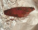 A picture of step 2 of Shakarkandi recipe.