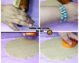 A picture of step 5 of Baked Colourful Gujhiya Tart.