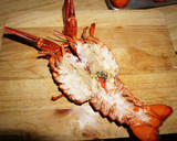 Foto del paso 4 de la receta: LANGOSTA RELLENA CON CHUPE DE JAIBAS. JON STYLE