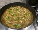 A picture of step 5 of Pollo Farolito (Lantern Chicken).
