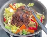 A picture of step 1 of Korean Black Spaghetti With Roasted Chajang Sauce.