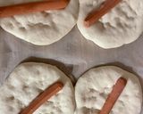 Gluténmentes virslis lángos recept fázis 4 fotója