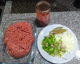 Foto del paso 1 de la receta: Ñoquis de papa y harina, con salsa de carne