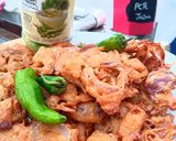 A picture of step 4 of Masala pakora.