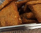 Foto del paso 5 de la receta: Crackers/galletas saladas de avena y semillas 🥠