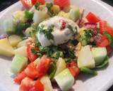 Foto del paso 9 de la receta: Ensalada de salmón con huevo poché