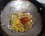 A picture of step 1 of Rajma Chawal.
