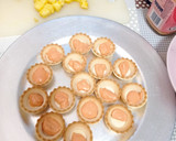 Foto del paso 1 de la receta: Tartaletas con langostinos, piña y salsa cocktail