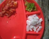 A picture of step 1 of #salad.