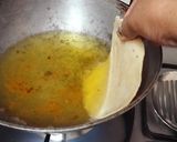 A picture of step 3 of Leftover 😋Moong daal ki puri.