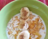 A picture of step 3 of BananaReceipe#themechallenge.