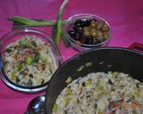 A picture of step 7 of Leek & Bacon Risotto.