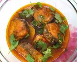 A picture of step 9 of Fish Potato Curry and Rice with Fried Prawns.