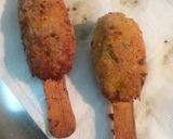 A picture of step 4 of Crispy Corn Kabab.
