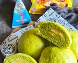 Foto langkah ke 9 dari resep Bakpao Pandan Isi Kacang Ijo Kupas.