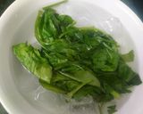 A picture of step 1 of Lasooni Palak Paneer or Garlic Spinach Cottage Cheese Curry.
