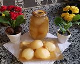 صورة لخطوة 1 من وصفة كمبوت كمثري للتزيين