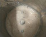 A picture of step 3 of Royal pink cheese in white gravy.