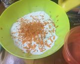 A picture of step 1 of Carrot chapati#CharityRecipe.