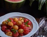 A picture of step 5 of Summer Melon Salad.