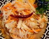 รูปขั้นตอนการทำที่ 1 ของ ส้มตำปลาร้าโคราบี้
