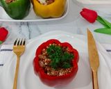 Foto langkah ke 5 dari resep Paprika Isi Daging Cincang.