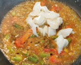 Foto del paso 4 de la receta: Tortilla de Espárragos verdes con Bacalao y Pimientos asados