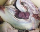 Hình bước làm 1 của món Bắp bò ngâm mắm