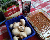 Foto del paso 2 de la receta: Lasaña de tallos de acelga con salsa de carne y champiñones