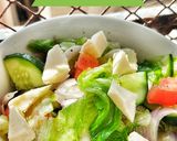 A picture of step 6 of Greek Salad.