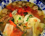 Foto langkah ke 5 dari resep Sayur Sop Bening Bakso Ayam Simple.