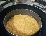 A picture of step 7 of Kunafeh.